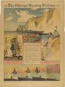 Lyonel Feininger. Wee Willie Winkie's World from The Chicago Sunday Tribune. November 11, 1906
