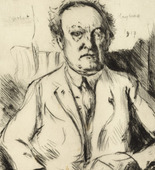 Lovis Corinth. Gerhart Hauptmann. 1917