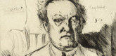 Lovis Corinth. Gerhart Hauptmann. 1917