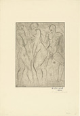 Wilhelm Lehmbruck. The Slave (Die Sklavin). (1914, printed 1920)