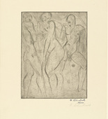 Wilhelm Lehmbruck. The Slave (Die Sklavin). (1914, printed 1920)