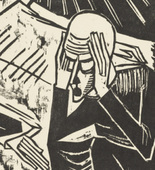 Max Pechstein. But deliver us from evil (Sondern erlöse uns von dem Übel) from The Lord's Prayer (Das Vater Unser). 1921