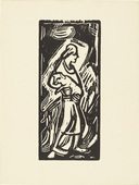 Christian Rohlfs. The Good Shepherd (Der gute Hirte) (plate, loose leaf) from the periodical Das Kunstblatt, vol. 2, no. 9 (Sep 1918). 1918 (executed c. 1911)
