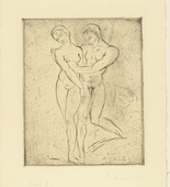 Wilhelm Lehmbruck. Rape I, woman full figure (Raub I, Weib ganz). (1911)