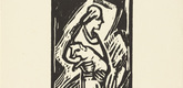 Christian Rohlfs. The Good Shepherd (Der gute Hirte) (plate, loose leaf) from the periodical Das Kunstblatt, vol. 2, no. 9 (Sep 1918). 1918 (executed c. 1911)