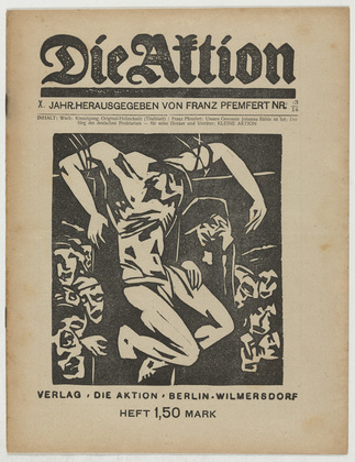 Aloys Wach. Die Aktion, vol. 10, no. 13/14. April 3, 1920