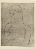 Wilhelm Lehmbruck. Female Torso, Tilted Head (Weiblicher Torso, Kopf geneigt). (1912)