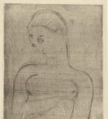 Wilhelm Lehmbruck. Female Torso, Tilted Head (Weiblicher Torso, Kopf geneigt). (1912)