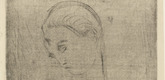Wilhelm Lehmbruck. Female Torso, Tilted Head (Weiblicher Torso, Kopf geneigt). (1912)