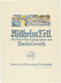Lovis Corinth. William Tell (Wilhelm Tell). (1923-24, published 1925)