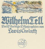 Lovis Corinth. William Tell (Wilhelm Tell). (1923-24, published 1925)
