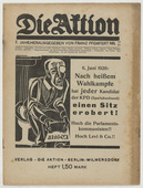 Conrad Felixmüller. Die Aktion, vol. 10, no. 23/24. June 12, 1920