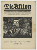 Gustav Heinrich Wolff. Die Aktion, vol. 10, no. 37/38. September 18, 1920