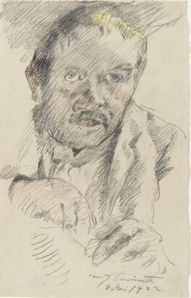 Lovis Corinth. Self-Portrait (Selbstbildnis). 1922