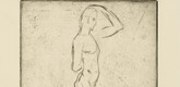 Wilhelm Lehmbruck. Man Ascending (Emporsteigender Mann). (1912-1913, printed 1920)