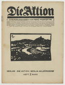 Erich Gehre. Die Aktion, vol. 10, no. 43/44. October 30, 1920