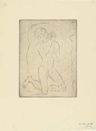 Wilhelm Lehmbruck. John the Baptist (Johannes). (1911, printed  1920)