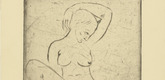 Wilhelm Lehmbruck. Kneeling Woman, Small (Kniende, klein). (1910)