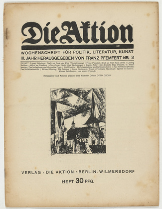 Die Aktion, vol. 3, no. 51. December 20, 1913