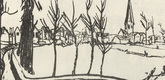 Erich Heckel. Near Ghent (Bei Gent) (plate, folio 31) from the periodical Der Bildermann, vol. 1, no. 15 (Nov 1916). 1916