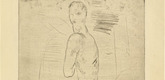 Wilhelm Lehmbruck. Striding Man (Large) (Schreitender Mann, groß). (1914, printed 1920)