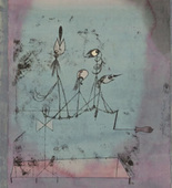 Paul Klee. Twittering Machine (Die Zwitscher-Maschine). 1922