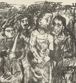 Oskar Kokoschka. Gethsemane (plate, folio 33 verso) from the periodical Der Bildermann, vol. 1, no. 16 (Nov 1916). 1916
