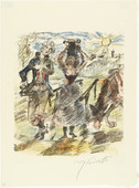 Lovis Corinth. The Young Hunter Greets Aline (Der junge Jäger begrüsst Aline) from The Queen of Golconda (Die Königin von Golkonde). (1920/21)