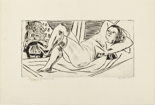 Max Beckmann. Siesta. (1923)