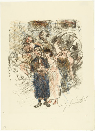 Lovis Corinth. Aline and the Minister (Aline und der Pfarrer) from The Queen of Golconda (Die Königin von Golkonde). (1920/21)
