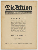 Die Aktion, vol. 4, no. 15. April 11, 1914