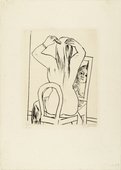 Max Beckmann. Before the Mirror (Vor dem Spiegel). (1923)