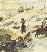 Lovis Corinth. Reliving the Experience of Their Youth (Die Wiederholung des Jugenderlebnisses) from The Queen of Golconda (Die Königin von Golkonde). (1920/21)