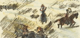 Lovis Corinth. Reliving the Experience of Their Youth (Die Wiederholung des Jugenderlebnisses) from The Queen of Golconda (Die Königin von Golkonde). (1920/21)