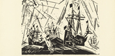 Lyonel Feininger. Hansa Fleet (Hansaflotte) (plate 23) from the illustrated book Deutsche Graphiker der Gegenwart (German Printmakers of Our Time). (1918, published 1920)