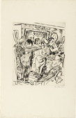 Max Beckmann. Königin Bar II (Königinbar II). (1923)