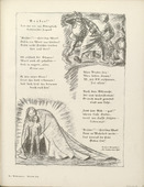 Ernst Barlach. Brothers (Brüder), illustration to Christian Morgenstern's poem "We Have Found a Path" (Wir fanden einen Pfad) (border, 4th song, folio 42) from the periodical Der Bildermann, supplement to vol. 1, no. 7 (Jul 1916). 1916
