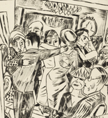 Max Beckmann. Königin Bar II (Königinbar II). (1923)