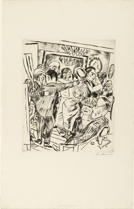 Max Beckmann. Königin Bar II (Königinbar II). (1923)