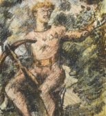 Lovis Corinth. "Through this Narrow Pass He Must Come" ("Durch diese hohle Gasse muss er kommen") from William Tell (Wilhelm Tell). (1923-24, published 1925)