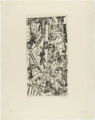 Max Beckmann. Tamerlan. (1923, published 1924)