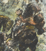 Lovis Corinth. Gessler's Death (Gesslers Tod) from William Tell (Wilhelm Tell). (1923-24, published 1925)