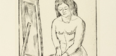 Max Beckmann. Toilette (Before the Mirror) (Toilette [Vor dem Spiegel]). (1923, published 1924)