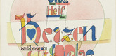 Johannes Itten. Saying (Spruch) from the portfolio New European Graphics, 1st Portfolio: Masters of the State Bauhaus, Weimar, 1921 (Neue europäische Graphik, 1. Mappe: Meister des Staatlichen Bauhauses in Weimar, 1921). (1921)