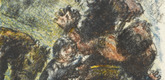 Lovis Corinth. Gessler's Death (Gesslers Tod) from William Tell (Wilhelm Tell). (1923-24, published 1925)