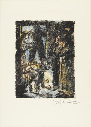 Lovis Corinth. Johannes Parricida with Tell (Johannes Parricida bei Tell) from William Tell (Wilhelm Tell). (1923-24, published 1925)