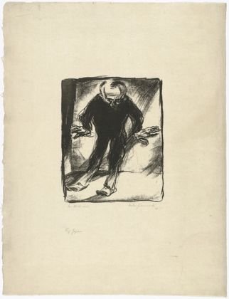 Walter Gramatté. To Be Tired (Das Müde-sein). 1918