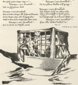 Ottomar Starke. Oh, My Homeland (O mein Heimatland) (tailpiece, folio 46) from the periodical Der Bildermann, supplement to vol. 1, no. 15 (November 1916). 1916
