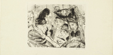 Max Beckmann. Café (Two Old Women in Foreground) (Café [Im Vordergrund zwei alte Frauen]). 1916 (published 1918)