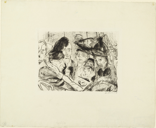Max Beckmann. Café (Two Old Women in Foreground) (Café [Im Vordergrund zwei alte Frauen]). 1916 (published 1918)